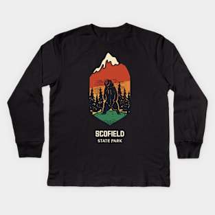 Scofield State Park Kids Long Sleeve T-Shirt